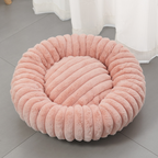 🐾 Panier Rond Ultra-Doux et Apaisant pour Chats et Chiens ✨🛌 - Bord Surélevé | Rembourrage Orthopédique | Peluche Premium | 5 Couleurs | 6 Tailles | 50% DE RÉDUCTION
