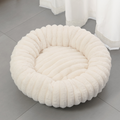 🐾 Panier Rond Ultra-Doux et Apaisant pour Chats et Chiens ✨🛌 - Bord Surélevé | Rembourrage Orthopédique | Peluche Premium | 5 Couleurs | 6 Tailles | 50% DE RÉDUCTION