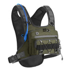 🚴‍♂️🥤✨Gilet Tactique avec Poche Avant, Compatible avec Système d'Hydratation, pour Homme