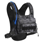 🚴‍♂️🥤✨Gilet Tactique avec Poche Avant, Compatible avec Système d'Hydratation, pour Homme