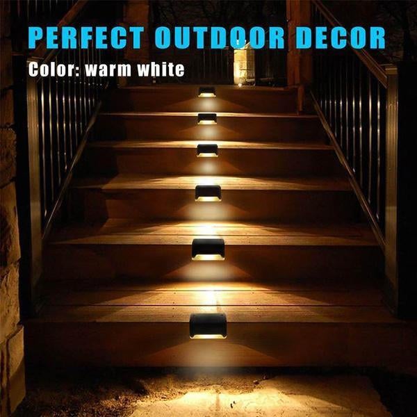 ☀️Lumières Solaires d'Extérieur Étanche | Éclairage LED Chaud et Doux 💡 | Parfaites pour Jardin, Patio et Escaliers 🏡 | Allumage Automatique ✨