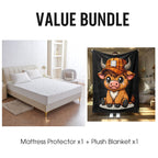 🎋🛏️Protège-Matelas Imperméable en Fibre de Bambou – Surface Douce & Respirante | Protection 100 % TPU | Élastique 360° | Lavable en Machine 💧✨