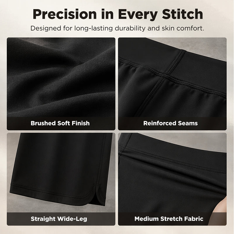 👖✨ Short décontracté femme à jambe large et longueur genou – Taille haute, Tissu respirant doux, 5 couleurs – Grandes tailles XL-4XL (EU 46-52) ☀️