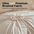 📢📢50% de réduction !! ⏰🎁 Parure de lit élégante avec motif plissé raffiné : confort raffiné pour votre chambre à coucher🛏️✨