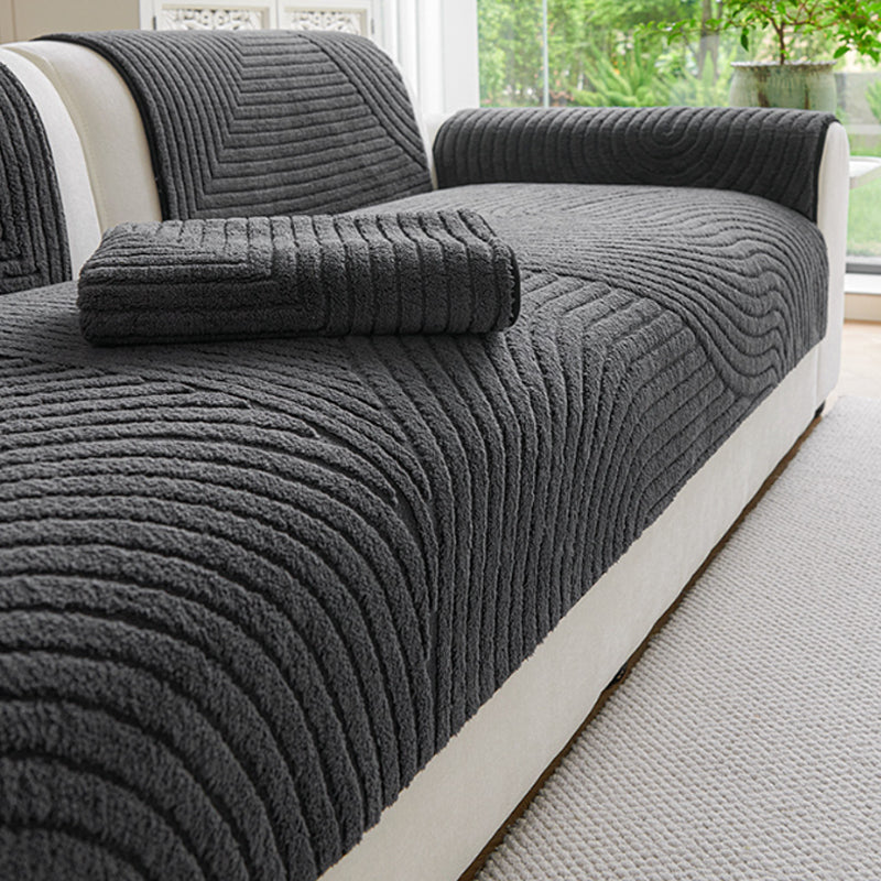 🛍️ Housse de canapé en velours de coton antidérapante ✨🐾 - Ultra-douce | Dessous en silicone | Thermique | 4 Couleurs | 12 Tailles | 50% DE RÉDUCTION