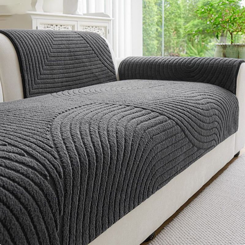 🛍️ Housse de canapé en velours de coton antidérapante ✨🐾 - Ultra-douce | Dessous en silicone | Thermique | 4 Couleurs | 12 Tailles | 50% DE RÉDUCTION