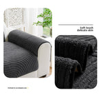🛍️ Housse de canapé en velours de coton antidérapante ✨🐾 - Ultra-douce | Dessous en silicone | Thermique | 4 Couleurs | 12 Tailles | 50% DE RÉDUCTION