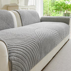 🛍️ Housse de canapé en velours de coton antidérapante ✨🐾 - Ultra-douce | Dessous en silicone | Thermique | 4 Couleurs | 12 Tailles | 50% DE RÉDUCTION