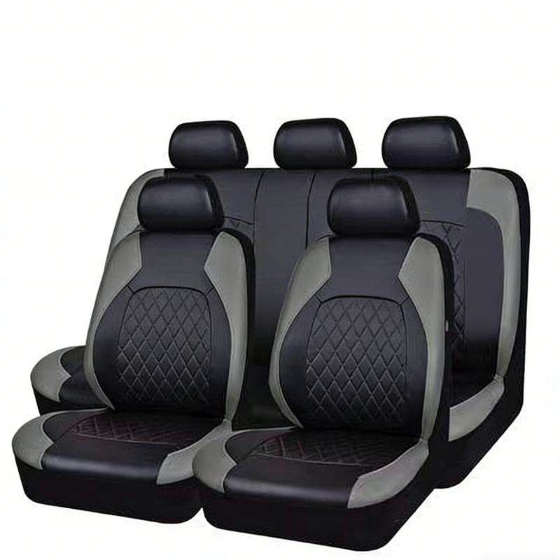 🚗 Housses de Siège Auto Universelles en Similicuir - 9 Pièces ✨ | Motif Matelassé | Compatible Airbag | 6 Couleurs | 60% DE RÉDUCTION