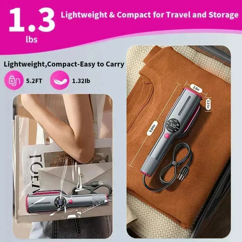 👕 Défroisseur Vapeur Portable 2-en-1 avec Chauffage Rapide en 5 Secondes ✨🛡️ - 1200W | 7 Niveaux | 99,99% Anti-Acariens | Tête Rotative à 90° | Soie & Coton | 50% DE RÉDUCTION