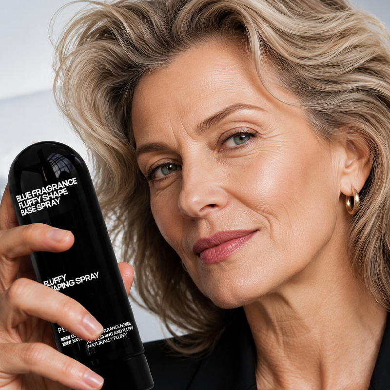 💇 Spray Coiffant Volumisant pour Cheveux – Formule Légère, Tenue Toute la Journée, Parfum Pêche – Idéal Cheveux Fins et Matures 🍑💪