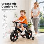 🚲 Tricycle 2 en 1 Transformable pour Enfants avec Poignée Parentale ✨👶 - Vélo sans Pédales | Acier à Haute Teneur en Carbone | Siège Ergonomique | 10 Couleurs | Âge 6+ | 50% DE RÉDUCTION