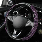 🔥Couvercle de Volant de Voiture Bling avec Strass de Cristal 🚗💎 - Prise Antidérapante | Intérieur Doux | Installation Facile | 6 Couleurs | 50% DE RÉDUCTION