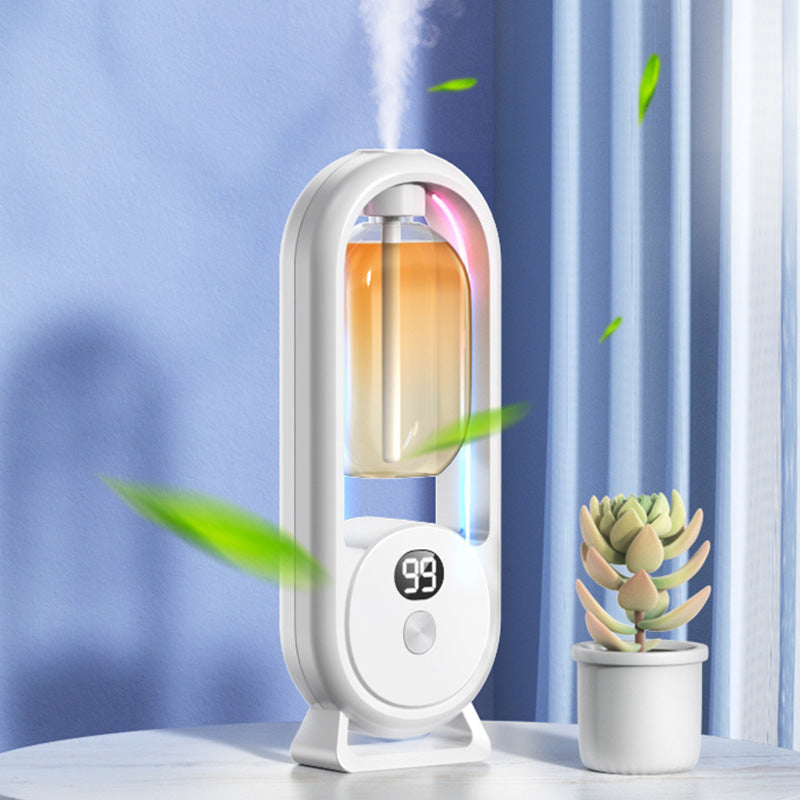 🌿 Diffuseur Automatique d'Aromathérapie 💡✨ - Nébulisation Ultrasons | 5 Niveaux | Lumière LED de Nuit | Mural & De Bureau | Huile Essentielle Incluse | 50% DE RÉDUCTION