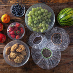 🥗 Couvercles Extensibles Transparents pour Aliments | Pratiques et Adaptables à Différentes Tailles | Idéaux pour les Restes, les Fêtes et les Pique-niques | Paquet de 100 Pièces ✨