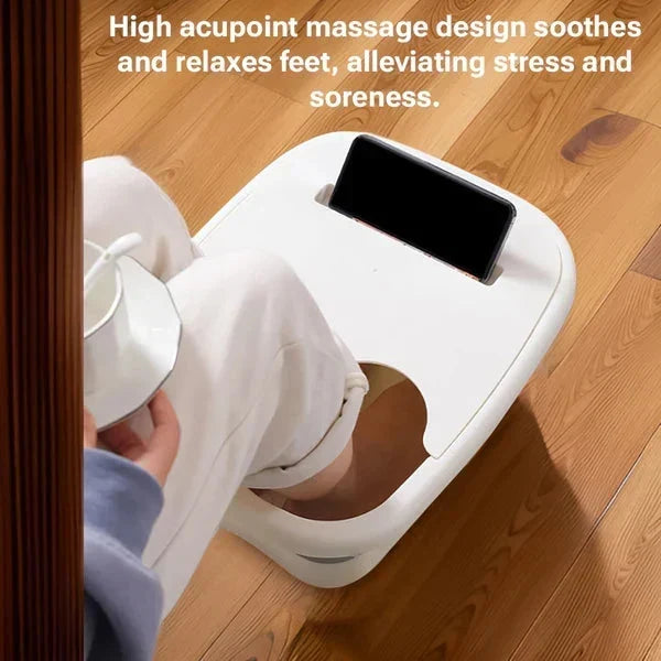 🛁 Baignoire Pliante pour Pédiluve Massant 🦶✨ - Picots de Pression | Gain de Place | Multifonction | 3 Couleurs | Spa à Domicile | 50% DE RÉDUCTION