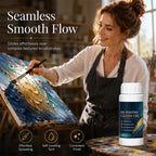 🎨 Vernis Brillant Professionnel pour Peintures à l'Huile ✨🖼️ - Brillance Instantanée | Profondeur des Couleurs | Auto-Nivelant | Anti-Poussière | 100ml + Pinceau | 50% DE RÉDUCTION