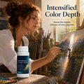 🎨 Vernis Brillant Professionnel pour Peintures à l'Huile ✨🖼️ - Brillance Instantanée | Profondeur des Couleurs | Auto-Nivelant | Anti-Poussière | 100ml + Pinceau | 50% DE RÉDUCTION