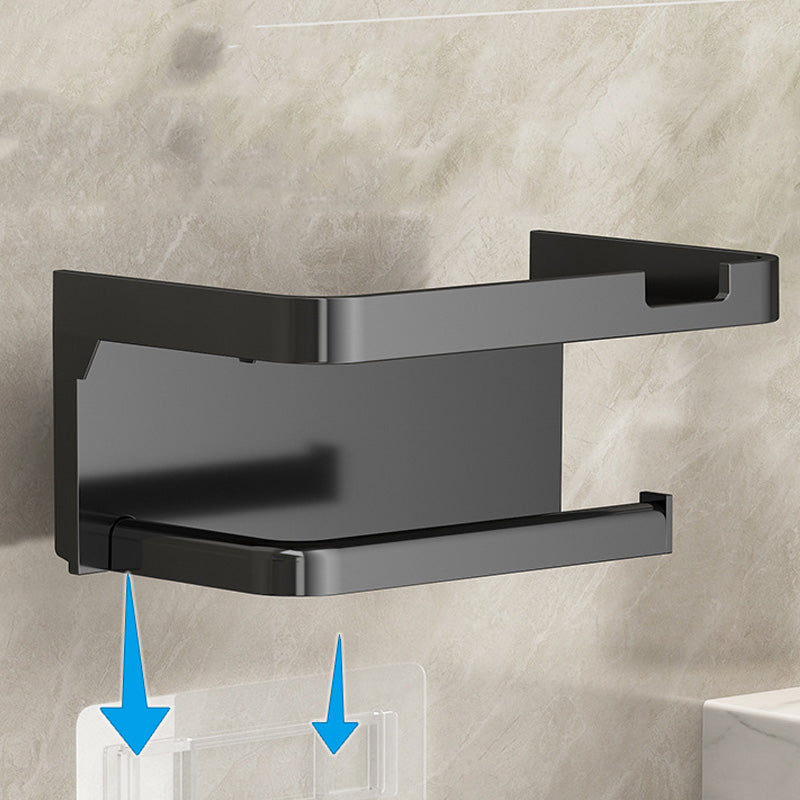 🧻 Porte-Rouleau Papier Toilette Mural avec Étagère de Rangement ✨📱 - Sans Perçage | Adhésif Fort | Imperméable | PP Renforcé | 3 Couleurs | 50% DE RÉDUCTION