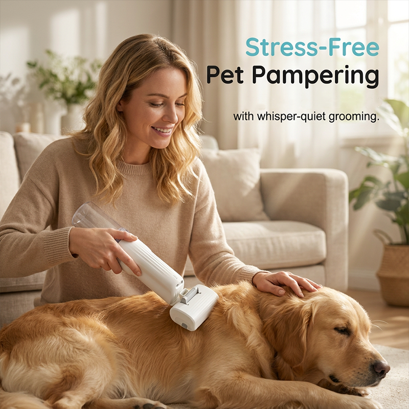 🐾 Aspirateur toilettage animaux 🐶🐱 – Épilation instantanée 💨🧹