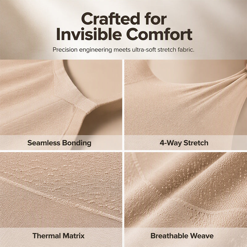 👙 Body Gainant Sans Couture Femme – Compression à 360° | Contrôle du Ventre | Remonte Fesses | Invisible Sous les Vêtements | M-2XL ✨💪