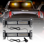 🚨💡 Barre Lumineuses Stroboscopiques à LED Haute Visibilité – 18 Modes, 25,5 cm, Alliage d'Aluminium, Plug & Play 12V – 3 Couleurs pour Urgence & Chantier 🚚⚠️