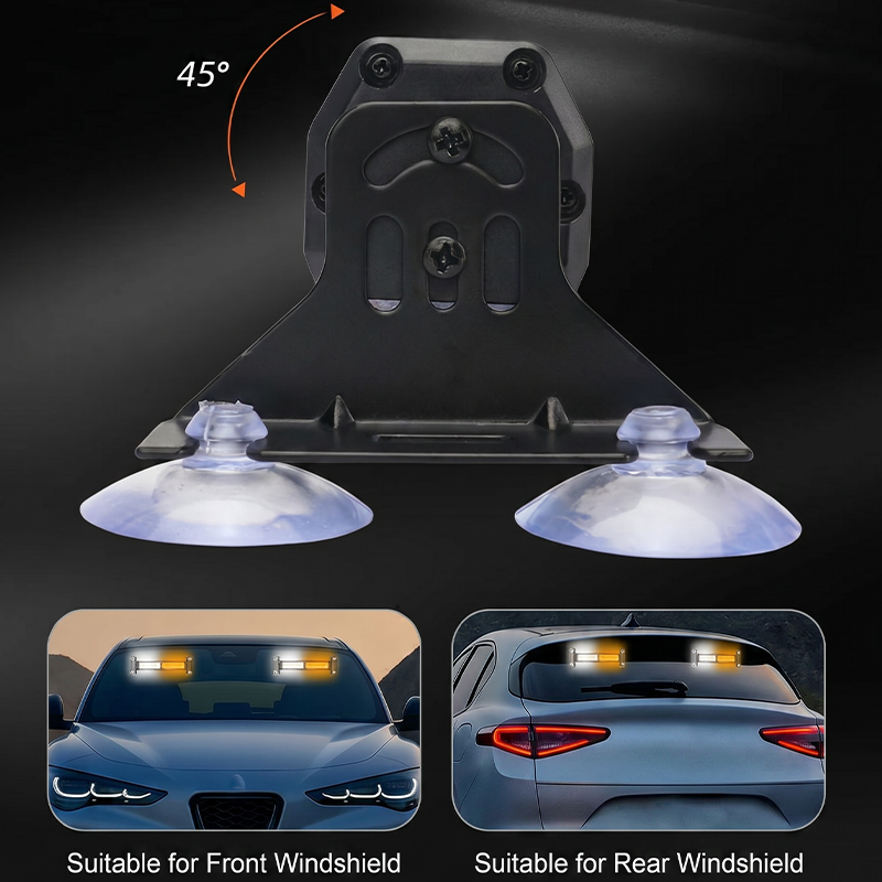 🚨💡 Barre Lumineuses Stroboscopiques à LED Haute Visibilité – 18 Modes, 25,5 cm, Alliage d'Aluminium, Plug & Play 12V – 3 Couleurs pour Urgence & Chantier 🚚⚠️