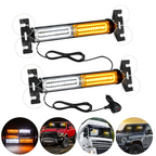 🚨💡 Barre Lumineuses Stroboscopiques à LED Haute Visibilité – 18 Modes, 25,5 cm, Alliage d'Aluminium, Plug & Play 12V – 3 Couleurs pour Urgence & Chantier 🚚⚠️