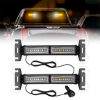 🚨💡 Barre Lumineuses Stroboscopiques à LED Haute Visibilité – 18 Modes, 25,5 cm, Alliage d'Aluminium, Plug & Play 12V – 3 Couleurs pour Urgence & Chantier 🚚⚠️