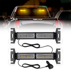 🚨💡 Barre Lumineuses Stroboscopiques à LED Haute Visibilité – 18 Modes, 25,5 cm, Alliage d'Aluminium, Plug & Play 12V – 3 Couleurs pour Urgence & Chantier 🚚⚠️