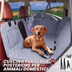 🐶 Coussin de voiture en mousse à mémoire de forme pour animaux de compagnie – Imperméable | Sangles réglables | Universel pour chiens et chats | Lavable en machine 🚗✨