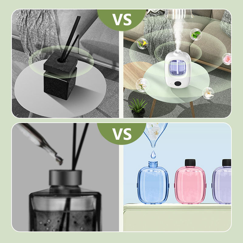 🌿Diffuseur d'Arômes Automatique | Affichage Intelligent et 4 Modes ⏱️ | Parfum Constant pour une Ambière Relaxante 🏠 | Installation Murale ou sur Table ✨