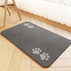 🐾Tapis de gamelle en diatomite pour chiens et chats – Antidérapant, absorbant, facile à nettoyer, 4 tailles (20x30-50x60cm), 17 motifs – Protège le sol des éclaboussures et miettes 🍽️💧