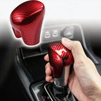 🚗🏎️ Couvre-levier de vitesse Honda Civic 2018-2025 – ABS effet carbone, installation adhésive sans outils, 2 couleurs : Noir & Rouge – Protection & Style pour l'intérieur ✨