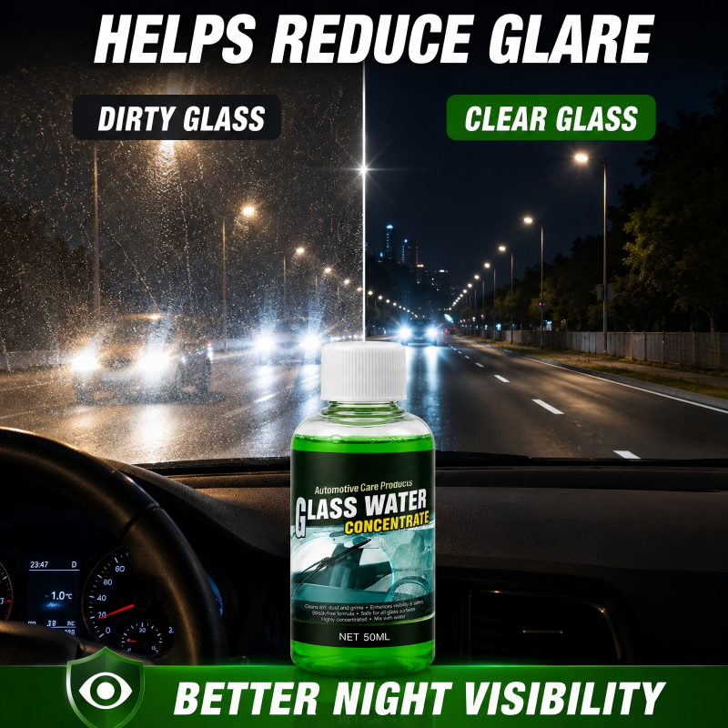 Concentré Lave-Glace Voiture 🚗 | Nettoyage Profond Sans Traces ✨ | Anti-Éblouissement Nocturne 🌃 | Formule Hautement Concentrée 💧