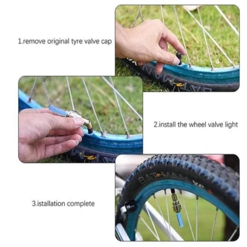 🚗💡 Lumières de Roue LED avec Capteur de Vibration | S'allument en Mouvement | Visibilité Nocturne | Résistantes à l'Eau et Faciles à Installer | Pour Vélos, Motos et Voitures 🏍️
