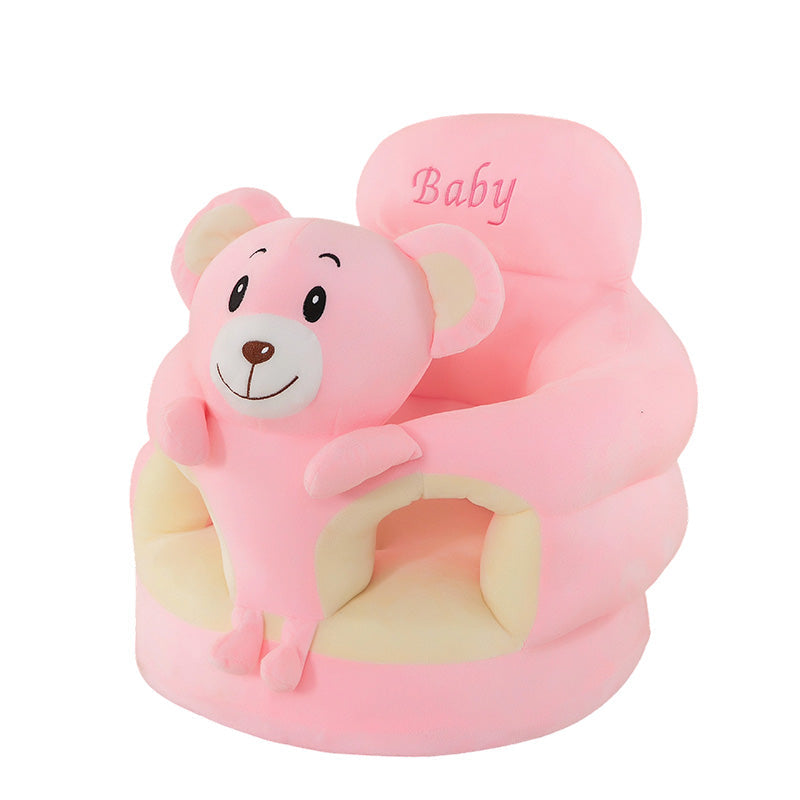 🧸 Siège de Support Doux pour Bébés – Aide à l'Assise | Rembourrage Enveloppant | Base Antidérapante | Velours Doux | 40 × 40 × 40 cm 👶✨