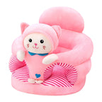 🧸 Siège de Support Doux pour Bébés – Aide à l'Assise | Rembourrage Enveloppant | Base Antidérapante | Velours Doux | 40 × 40 × 40 cm 👶✨