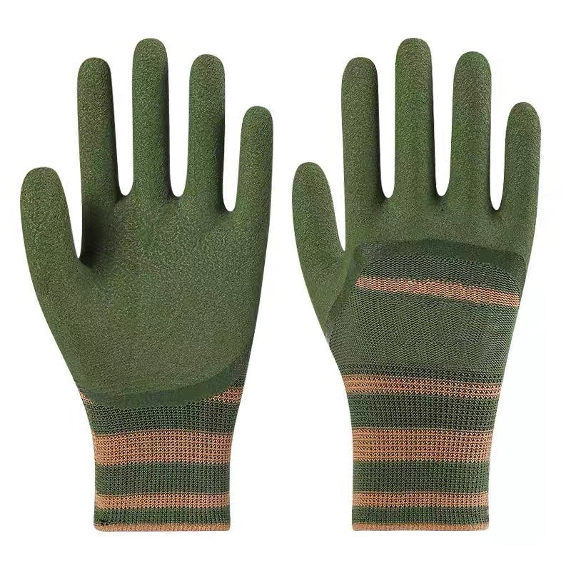 🧤 Gants de Travail Souples et Respirants – Adhérence Antidérapante | Revêtement en Caoutchouc Anti-Abrasion | Protection pour le Jardinage, la Construction & l'Entrepôt 🛠️✨