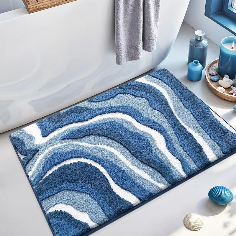 🧼 Tapis Absorbant d'Intérieur – Sèche les Pieds, Protège le Sol & Embellit la Maison | Antidérapant | Doux Effet Cachemire | Salle de Bain, Entrée & Cuisine | 4 Tailles 🏠✨