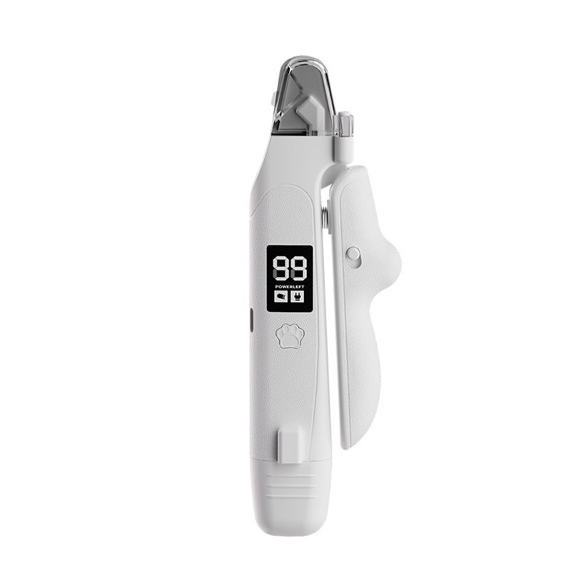 🐶Coupe-griffes électrique pour animaux de compagnie – Rechargeable avec lumière LED | Lime intégrée | Écran LCD | Pare-éclats transparent | Toilettage précis et propre 🐶🐱✨