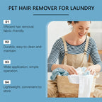 🐾 Boules Anti-Poils pour Lave-linge et Sèche-linge – Réutilisables | Capturent Poils, Fourrure et Peluches | Douces pour les Tissus | Aident à Réduire les Enchevêtrements | Lot de 4