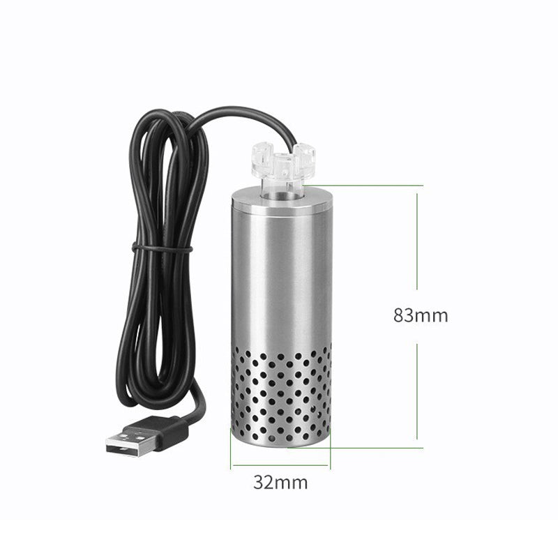 🐠✨ Écumeur de Surface USB pour Aquarium | Élimine le Film et les Débris 💧, Débit 90 L/H & Fixation à Ventouses 🫧 | 5V, 0,5W & Design Compact 🐟