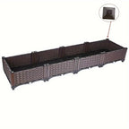 🌱🪴 Jardinière Modulaire pour Potager et Plantes | Arrosage Automatique 💧, Drainage & Structure Stable 🛡️ | PP Renforcé ☀️ | 6 Formats pour Jardin et Balcon