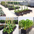 🌱🪴 Jardinière Modulaire pour Potager et Plantes | Arrosage Automatique 💧, Drainage & Structure Stable 🛡️ | PP Renforcé ☀️ | 6 Formats pour Jardin et Balcon
