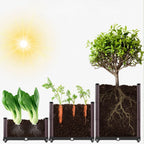 🌱🪴 Jardinière Modulaire pour Potager et Plantes | Arrosage Automatique 💧, Drainage & Structure Stable 🛡️ | PP Renforcé ☀️ | 6 Formats pour Jardin et Balcon