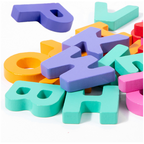 🧸 Jouet en bois avec lettres et animaux assortis | Apprenez l'alphabet en jouant 📚 | 26 pièces avec des illustrations d'animaux colorées 🐶 | Bords lisses et matériaux sûrs 🛡️ | Recommandé à partir de 3 ans 👶