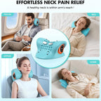 Coussin de Massage Cervical EMS 💆‍♂️ | Thermothérapie et Technologie TENS 🔥 | Soulage Douleurs et Raideurs 🛡️ | Portable et Rechargeable 🔋