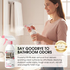 🧴 Nettoyant Multi-surfaces Salle de Bain en Spray | ✨ Élimine Taches et Calcaire | 🚿 Idéal pour Verre, Carrelage et Sanitaires | 🌿 Formule Douce et Parfumée | 💧 450ml
