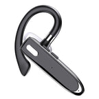 🎧 Oreillette Bluetooth Mono avec Serre-Tête Réglable | Double Microphone Anti-Bruit pour Appels Cristallins 🎙️ | Rotation à 180°, Droite ou Gauche 🔄 | IPX5 et Étui de Chargement 500 mAh 💦 | Idéal pour le Travail, les Réunions et les Voyages 🚗